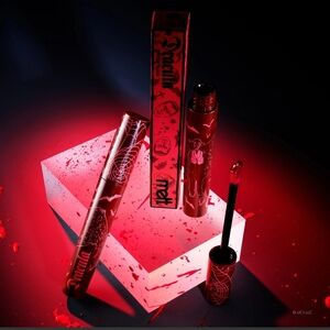 Melt Cosmetics x Universal Monster red liquid lip and mascara
